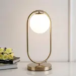 Homeko Modern Glass Ball Table Lamp