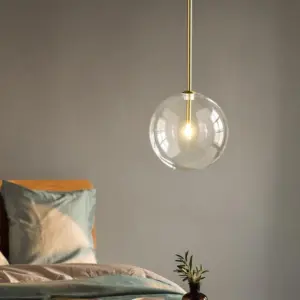 Homeko Modern Glass Globe Pendant Lights - 