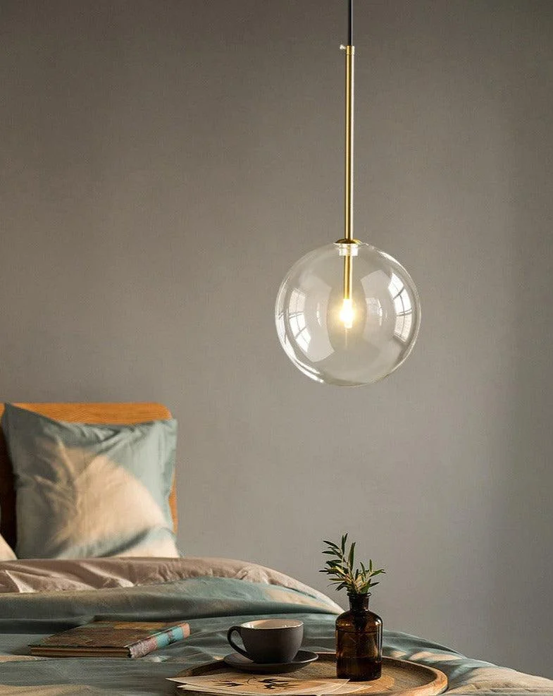 Homeko Modern Glass Globe Pendant Lights -