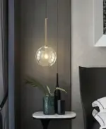 Homeko Modern Glass Globe Pendant Lights