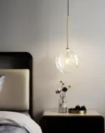 Homeko Modern Glass Globe Pendant Lights
