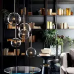 Homeko Modern Glass Globe Pendant Lights