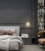 Homeko Modern Glass Globe Pendant Lights