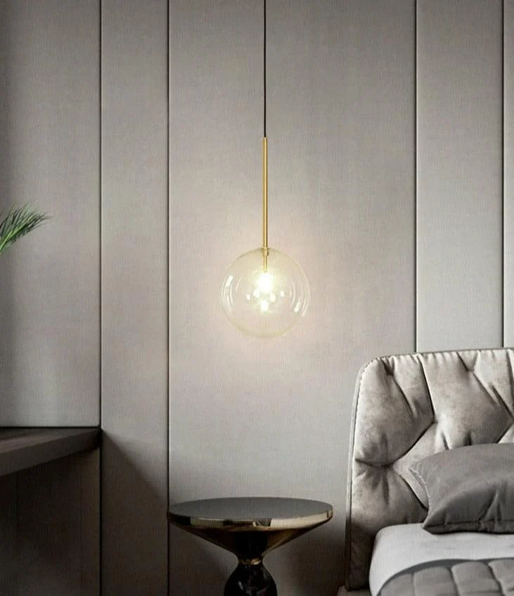 Homeko Modern Glass Globe Pendant Lights -