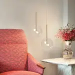 Homeko Modern Glass Globe Pendant Lights