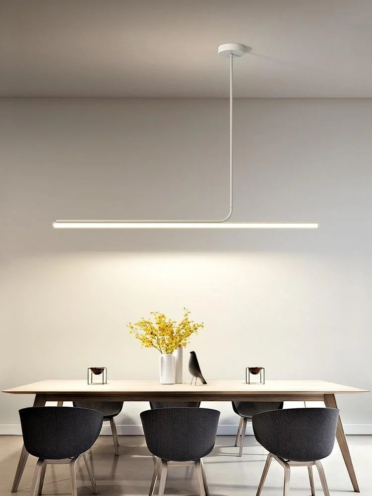 Homeko Modern Long Tube Pendant Light -