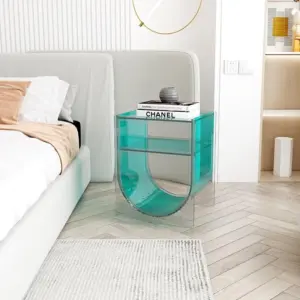 Homeko Modern Minimalist Acrylic Side Table