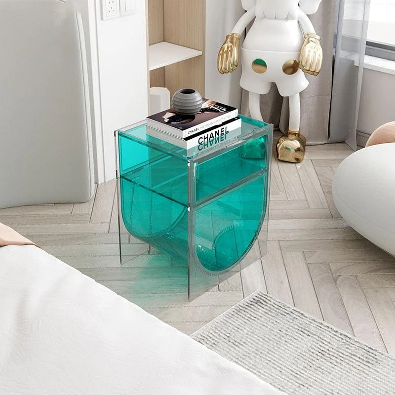 Homeko Modern Minimalist Acrylic Side Table -