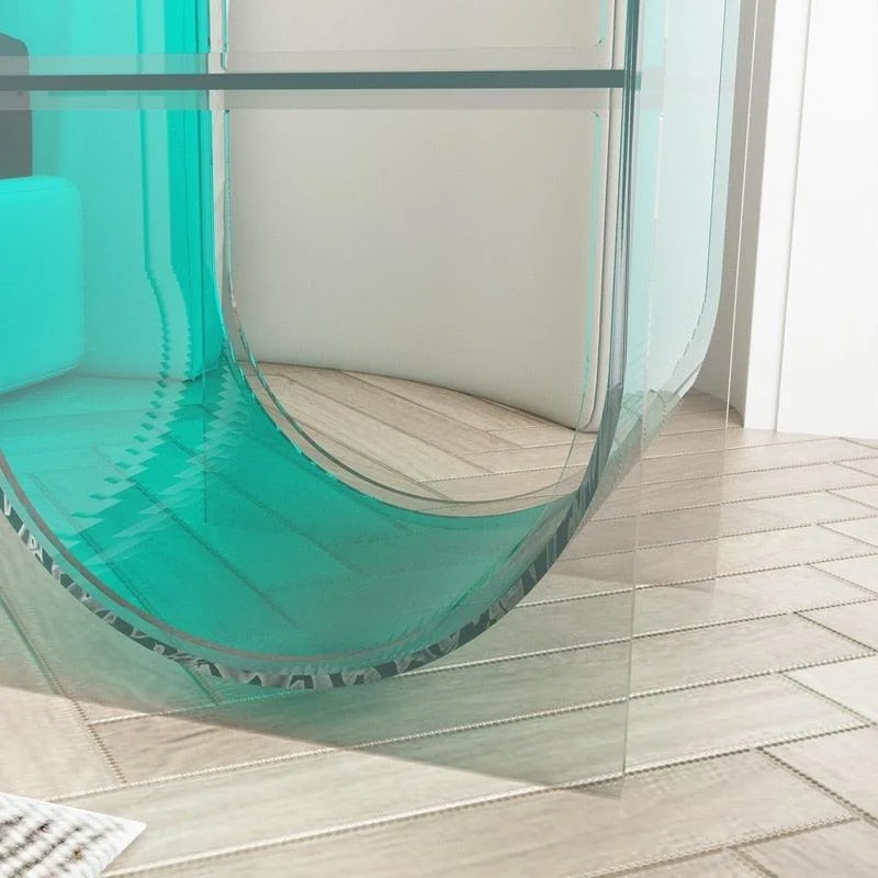 Homeko Modern Minimalist Acrylic Side Table -