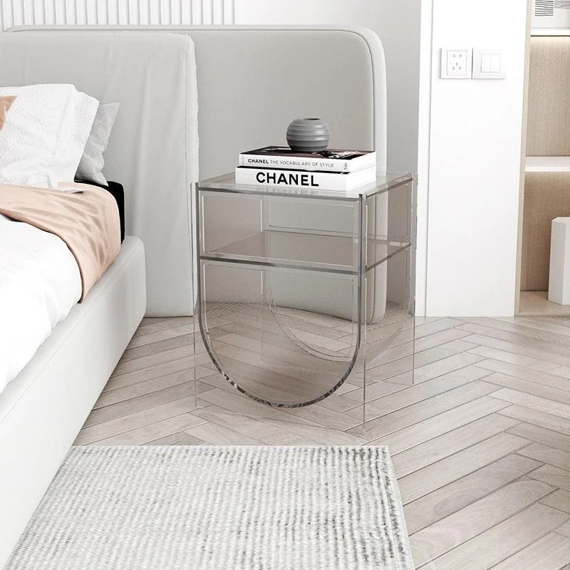 Homeko Modern Minimalist Acrylic Side Table -