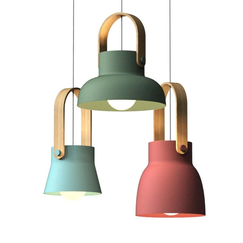 Homeko Modern Nordic Wood Pendant Lights -