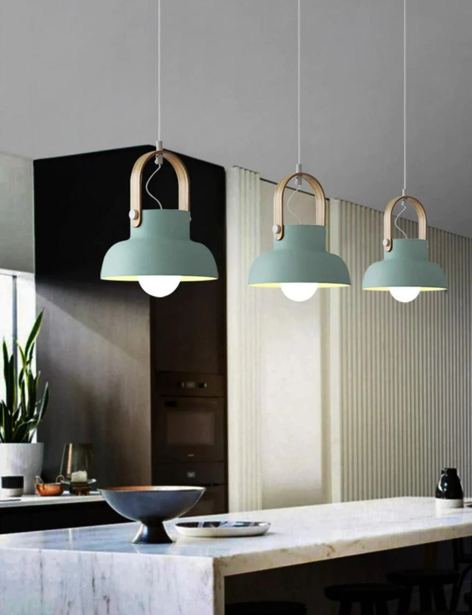 Homeko Modern Nordic Wood Pendant Lights -