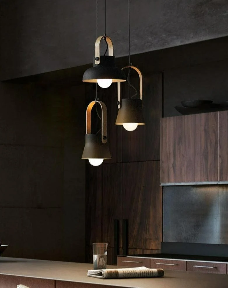 Homeko Modern Nordic Wood Pendant Lights -