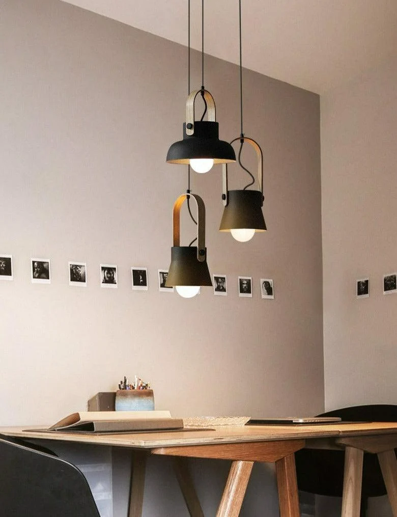 Homeko Modern Nordic Wood Pendant Lights -