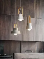 Homeko Modern Nordic Wood Pendant Lights