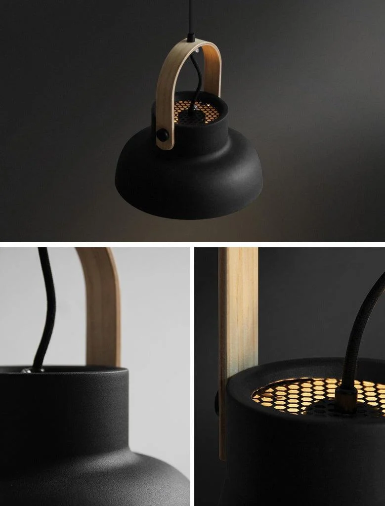 Homeko Modern Nordic Wood Pendant Lights -