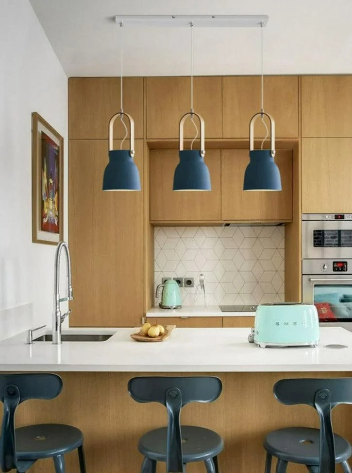 Homeko Modern Nordic Wood Pendant Lights -