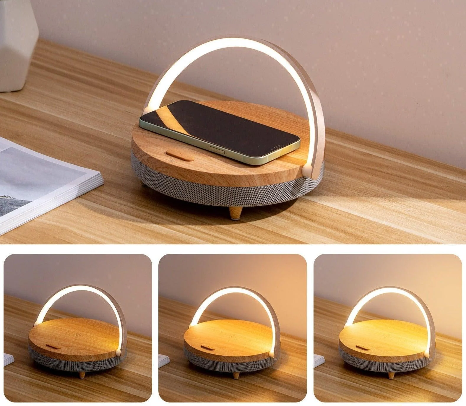 Homeko Modern Smart Lamp - Wireless Charger -