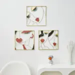 Homeko Modern Woman Metal Wall Art