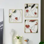 Homeko Modern Woman Metal Wall Art