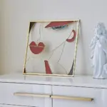 Homeko Modern Woman Metal Wall Art