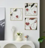 Homeko Modern Woman Metal Wall Art