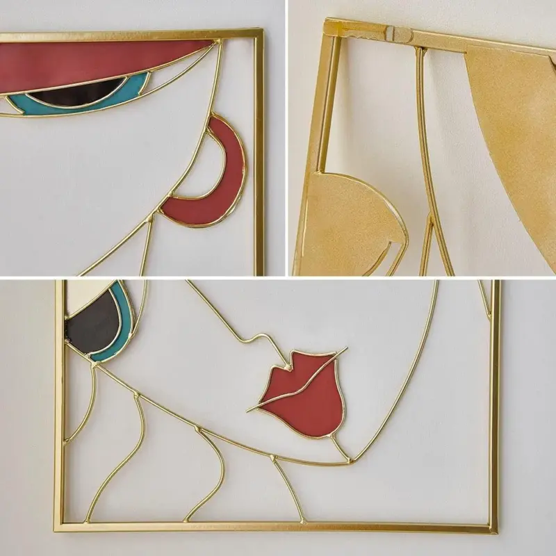 Homeko Modern Woman Metal Wall Art