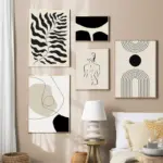 Homeko Molecular Abstract Canvas Painting