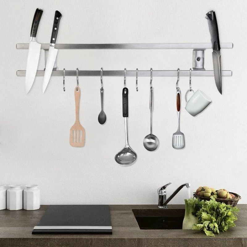 Homeko Mounted Magnetic Knife Rack & Utensil Holder -