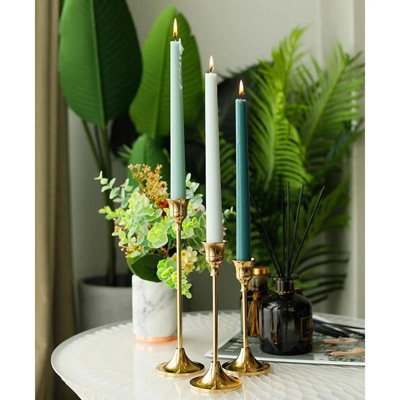 Homeko Multi-Colored Soy Wax Scented Taper Candle 4-Piece Sets -