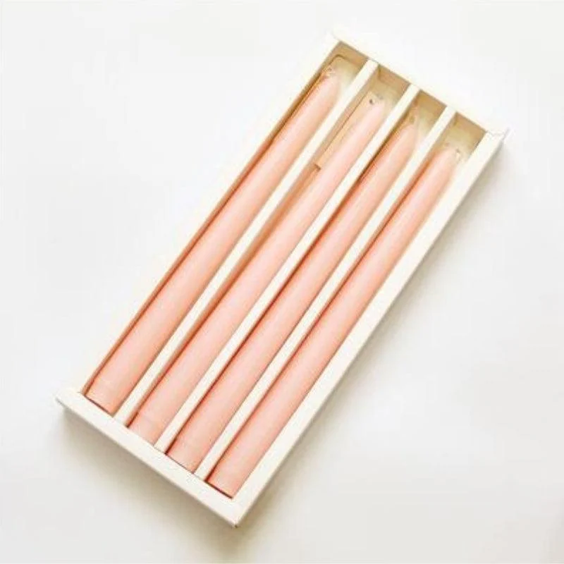 Homeko Multi-Colored Soy Wax Scented Taper Candle 4-Piece Sets -