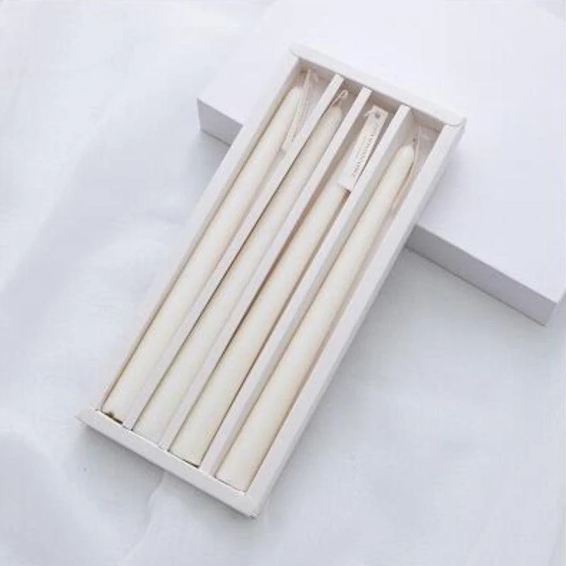 Homeko Multi-Colored Soy Wax Scented Taper Candle 4-Piece Sets -
