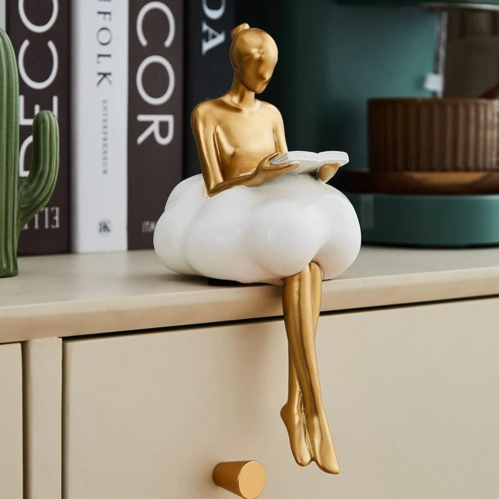 Homeko Muse "Cloud Woman" Statue -