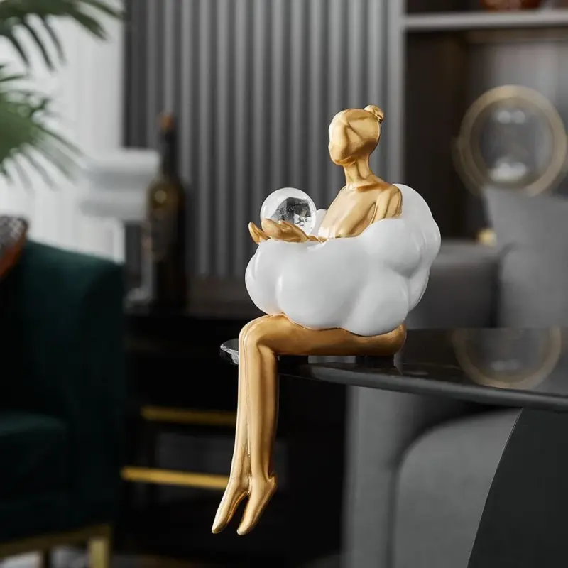 Homeko Muse Cloud Woman Statue