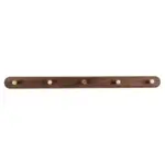 Homeko Natural Wood Brass Wall Hook Racks