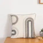 Homeko Neutral Abstract Pillow Covers