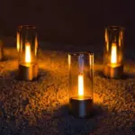 Homeko Nightstand Rechargeable Candle Table Lamp