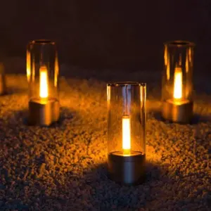 Homeko Nightstand Rechargeable Candle Table Lamp