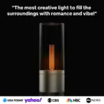 Homeko Nightstand Rechargeable Candle Table Lamp