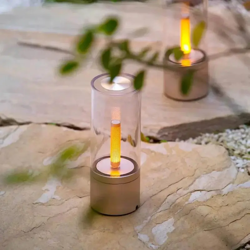 Homeko Nightstand Rechargeable Candle Table Lamp