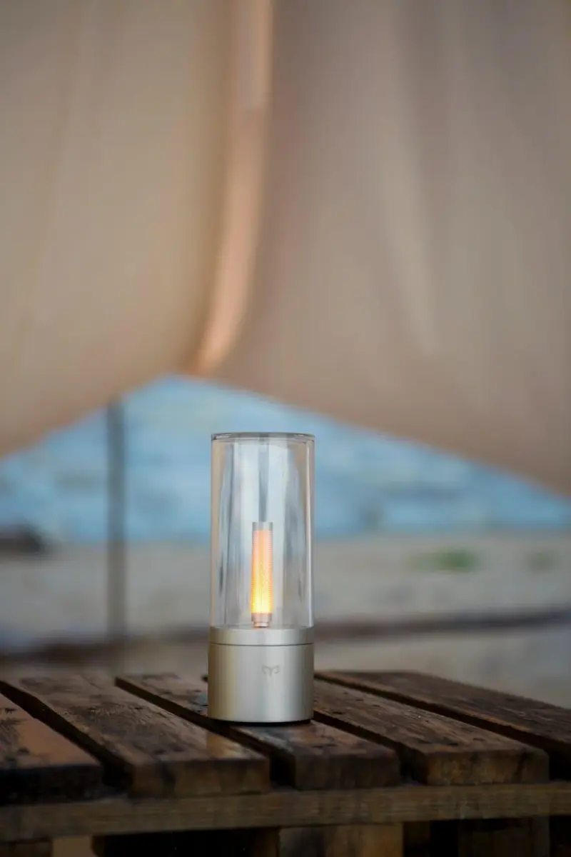 Homeko Nightstand Rechargeable Candle Table Lamp