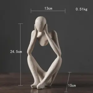 Homeko Nordic Abstract Dancing Couple Sculptures