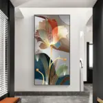 Homeko Nordic Abstract Flower Paintings