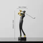 Homeko Nordic Abstract Golfer Sculptures