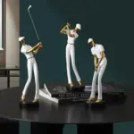 Homeko Nordic Abstract Golfer Sculptures