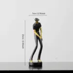 Homeko Nordic Abstract Golfer Sculptures