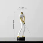 Homeko Nordic Abstract Golfer Sculptures