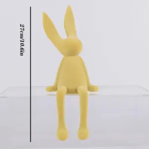 Homeko Nordic Abstract Rabbit Sculptures