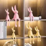 Homeko Nordic Abstract Rabbit Sculptures