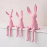 Homeko Nordic Abstract Rabbit Sculptures